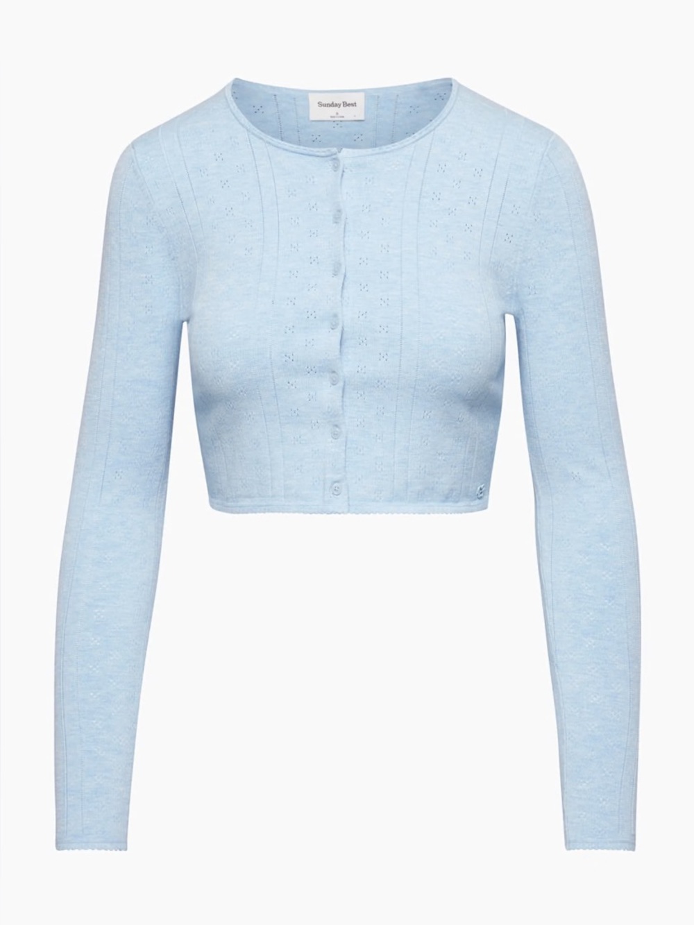 Aritzia Sunday Best New Izzy Cardigan - light blue